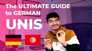 Universities in Germany 🇩🇪 The ONLY guide you need For Tunisians 🇹🇳 [upl. by Omocaig]