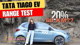 Tiago EV Range Test in Nepal [upl. by Queenie792]