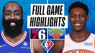 76ERS at KNICKS  FULL GAME HIGHLIGHTS  February 27 2022 [upl. by Joana850]