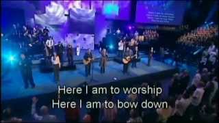 Hillsong  Here I am to worship lyrics Best True Spirit Worship Song [upl. by Steffie]