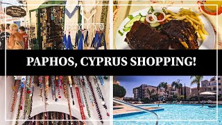 PAPHOS CYPRUS  THINGS I BOUGHT AND PLACES TO VISIT [upl. by Ferdinana343]