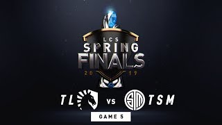 TL vs TSM  Finals Game 5  LCS Spring Split  Team Liquid vs TSM 2019 [upl. by Deborath]