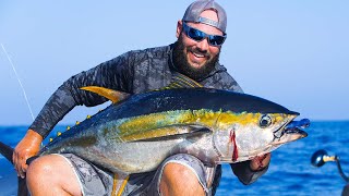 Popping for Yellowfin Tuna  Falmouth MA  S21 Ep 1 [upl. by Eninnej280]