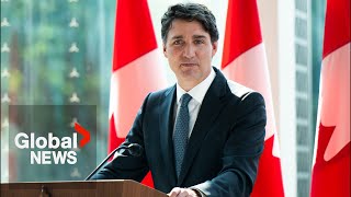 Trudeaus popularity plummeting quotclose to rock bottomquot as 68 want him to resign poll [upl. by Esenwahs]