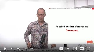 Panorama de la fiscalité du chef dentreprise [upl. by Weisbart444]