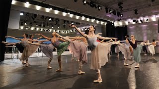 The Royal Ballet rehearse Giselle WorldBalletDay 2021 [upl. by Nosiddam]