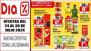 Ofertas Supermercado DIA  Catálogo DIA 24 JULIO 2024  Folleto DIA del 24 de JULIO 2024 dia [upl. by Hux]