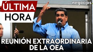 ÚLTIMA HORA  La OEA se reúne de manera extraordinaria por la crisis en Venezuela [upl. by Gerkman71]