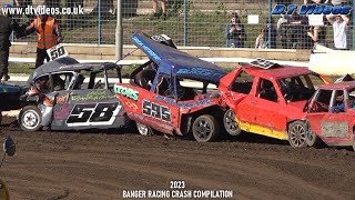 Banger Racing Crash Compilation 2023  DT Videos [upl. by Lalad]