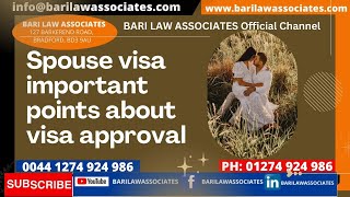 UK spouse Partner visa fiancé visa unmarried partner visa important points for visa approval [upl. by Nylyram133]