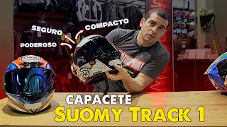 CAPACETE SUOMY TRACK 1 O MENOR CASCO MÁXIMA PERFORMANCE  MOTOSPRINT [upl. by Chevalier]