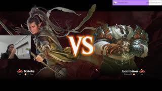 Rank 17 Mono Green Devotion Vs Woodlands Omniscience  Mythic Rank  Historic Bo3  MTG Arena [upl. by Daile]