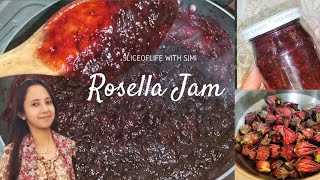 The easiest way to make Rosella Jam Tengamora Jam with only 3 ingredients  টেঙামৰা ফল জাম [upl. by Snapp129]