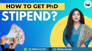 PhD Stipend  PhD Fellowship JRF amp SRF  PhD Stipend Amount amp Perks  Dr Ritika Gauba [upl. by Yup]