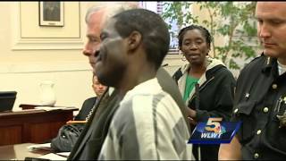 Convicted killer laughs as victims sister addresses court at sentencing [upl. by Eemla836]