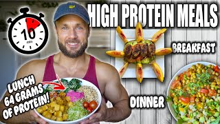 10 Minute Vegan Meals  High Protein amp Delicious 🔥 [upl. by Gypsy]