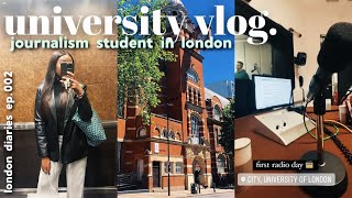 A DAY IN THE LIFE AT UNIVERSITY  Journalism Student in London 🇬🇧 [upl. by Rengaw]