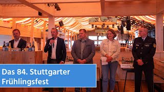 Das 84 Stuttgarter Frühlingsfest steht in den Startlöchern  STUGGITV [upl. by Laamak412]