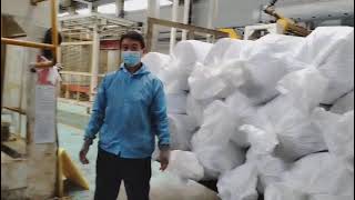 mineral wool blanket rolling and bagging machine advanced model 2 [upl. by Hpsoj]