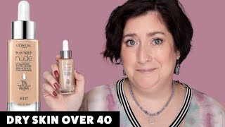 LOREAL TRUE MATCH NUDE FOUNDATION  Dry Skin Review amp Wear Test [upl. by Polinski136]