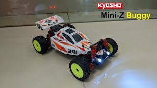 Kyosho MiniZ Buggy Readyset Turbo Optima Mid Special White 32092W MB010 Chassis [upl. by Lezirg]