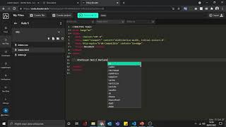 Aula 6  Construindo uma página HTML no DCODER [upl. by Ymmaj955]