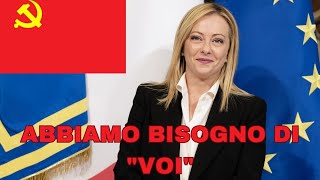 GIORGIA MELONI SOTTOLINEA LALLEANZA CON IN PARTITO COMUNISTA CINESE DI XI JINPING [upl. by Enrobso]