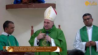 🔴 Envivo  Santa Misa visita de Nuncio Apostólico a distrito de Tacuba por víctimas de temporal [upl. by Ahsoem]