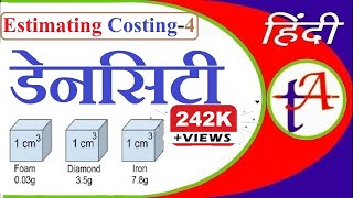 Density  Estimating Costing basic Concepts PART 4 TA0131 [upl. by Nester]