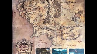 ASMR Whisper  The Lord of the Rings  The Hobbit  Middle Earth Map  lotr middleearth Video [upl. by Purington]