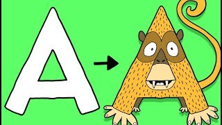 A for Ape  Learn To Draw ABC  Øistein Kristiansen [upl. by Mosora332]