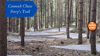 Cannock Chase  Birches Valley and the New Blue Route  Perrys Trail [upl. by Anafetse229]