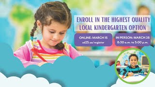 Kindergarten Registration 2024 [upl. by Ahsinaj]