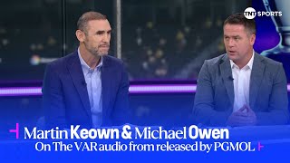 😲 Martin Keown amp Michael Owen react to VAR audio after Luis Diazs disallowed goal vs Spurs [upl. by Miarhpe]