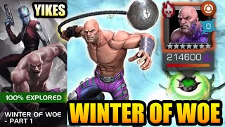 THE HARDEST CHALLENGE BOSS EVER  Absorbing Man Winter Of Woe Part 1  Marvel Contest of Champions [upl. by Zzahc]