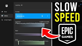 How To Fix Slow Download Speeds On Epic Games  Full Guide [upl. by Reamonn245]