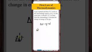 First Law of Thermodynamics  Chemistry  Heat Absorption Gas Expansion [upl. by Nitsed]