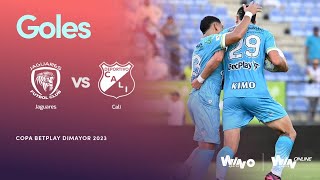 Jaguares vs Deportivo Cali goles  Copa BetPlay Dimayor 2023  Fase 3  Partido Vuelta [upl. by Notsniw]