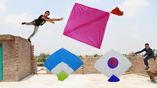 Plastic Bag Kite Challenge  Kite Lover  Kites [upl. by Eugenia]