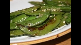 Shallots Thyme Sugar Snap Peas Recipe [upl. by Fee]