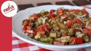 Közlenmiş Patlıcan Salatası Tarifi  Nefis Yemek Tarifleri [upl. by Worrell]