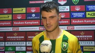 Jari Vlak na ADO Den Haag  Telstar 20092024 [upl. by Ahsetel]