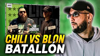 💥 LA BATALLA DE LA NOCHE  PIEZAS REACCIONA A BLON VS CHILI PARKER  LIGA BAZOOKA 2023 JORNADA 3 [upl. by Schoening]