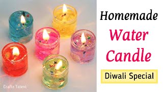 DIY Water Candle  NO WAX Candles  PAANI se banaye candle  Diwali Special  Homemade Candles  How [upl. by Nadaha440]