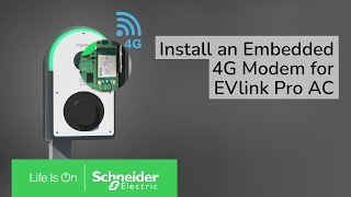 How to Install 4G embedded modem for EVlink Pro AC  Schneider Electric [upl. by Merrilee]