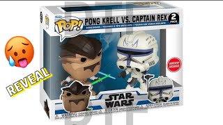 Pong Krell vs Captain Rex Funko Pop Reveal  Pop of the year [upl. by Lathe]