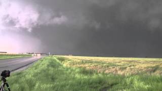 El Reno tornado  S Airport Rd and Reno Rd [upl. by Redan]