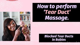 How to perform Tear Duct Crigler Massage for babiesI Doctor explains blocked tear duct [upl. by Yellah342]