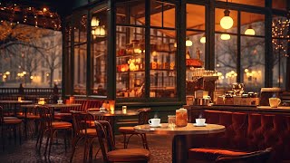 Smooth Jazz in Cozy Coffee Shop Ambience 🍂☕ Positive Autumn Piano Jazz for Relax Stress Relief [upl. by Jessa902]