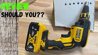 DeWalt Sheetrock Gun DCF620 Review [upl. by Atinrahs]